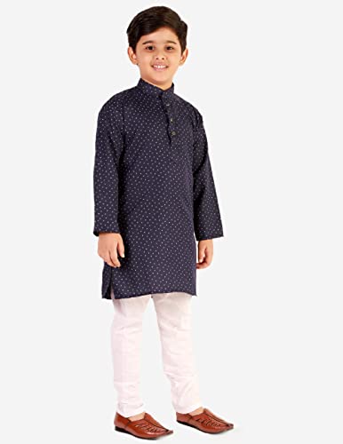 Image of Pro Ethnic Style Developer Boys Kurta Pajama Set | Traditional Ethnic Wear| Cotton | Striped | (S-182)