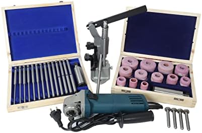 Valve Seat Re Storation Grinder Complete Kit Sioux Style Includes HSG Grinder 220 v 50 Hz, 2x Stone Holder Sioux, Grinding Wheels Set 36 Pcs, Stone Dresser, 4x Diamond Dresser, 12 Pcs PILOTS