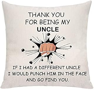 VAVSU Nephew Gift From Aunt Uncle,Thank You For Being My Nephew Hug Cushion Cover Throw Pillow Cover Pillow Cases to Nephew for Christmas Birthday Graduation Small Keepsakes (Nephew)