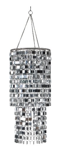 Wall Pops WPC96860 Ready-to-Hang Bling Chandelier, Icicles, 8.5 x 20