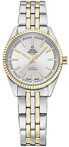 Montre dame Swiss Military SM34047BI-2M acier anti-rayure