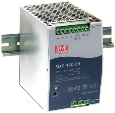 Meanwell SDR-480-24 Power Supply - 480W 24V 20A - Slim High Effi.