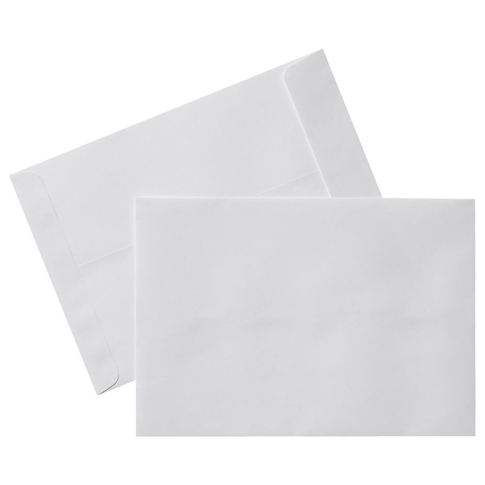 REALPACK® 500 x C5/A5 White Envelopes - Plain Self Seal White Envelopes SS 90gsm