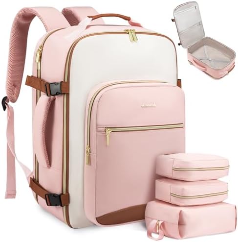 Sac De Voyage Pliable Cabine Avion 52x31.75x25.4cm - Grand Sac Cabine Cuir PU Étanche Brun Pour Week-end Et Voyages