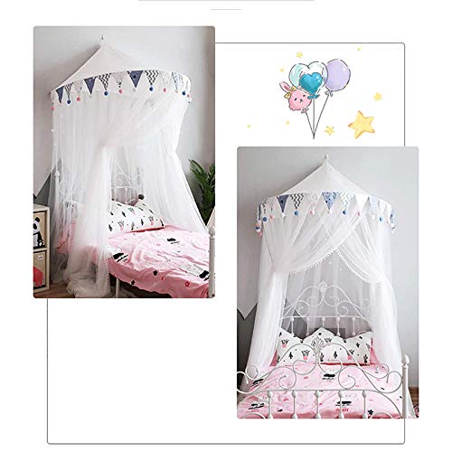 Cortinas de cama anti mosquitos para dormitorio infantil con dosel de 1.8x2m 7