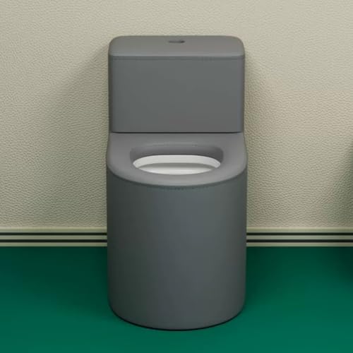 Inodoro sin tapa con asiento acolchonado para comodidad, para residencias de cuidado y escuelas, con ahorro de agua miniatura 3