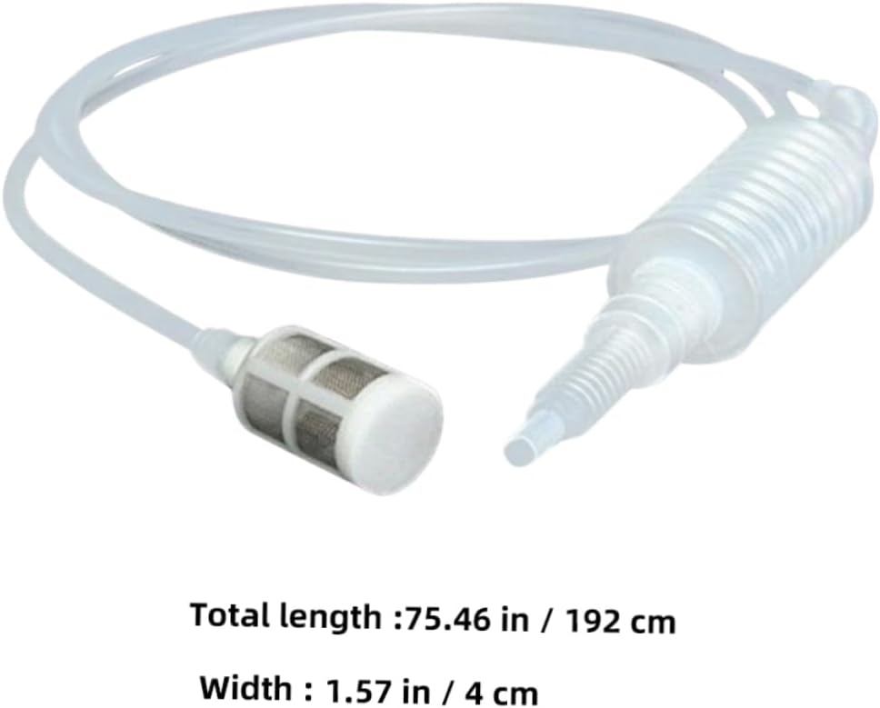 2pcs Plastic Wine Siphon Tube for Home Brewers Bottling Oktoberfest Hat