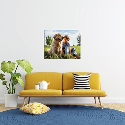 Create Personalized Wall Art with Your Photo on Canvas 10" X 8"- Custom Canvas Prints for Family - Personalized Canvas Pictures for Wall to Print Framed - 1