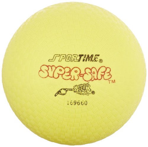 Sportime Super-Safe Foamed Vinyl Playground Ball, 7 inches, Yellow
