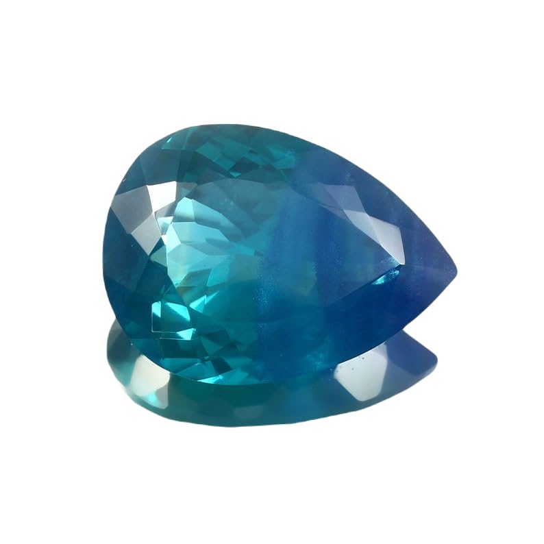 Saphir vert naturel pour bague, collier et fabrication de bijoux DIY, gemme poire