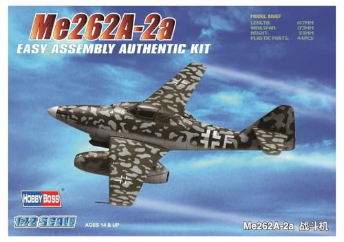 Maquette Hobby Boss ME 262 A-2A avion miniature historique allemand à monter échelle 1/48