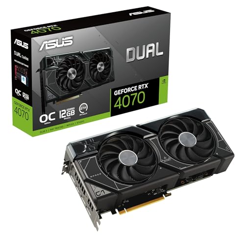 ASUS Dual GeForce® RTX 4070 OC Edition 12GB GDDR6X, IP5X, Auto-Extreme-Technologie, 144-Stunden-Validierungsprogramm, HDMI 2.1a, DP 1.4a