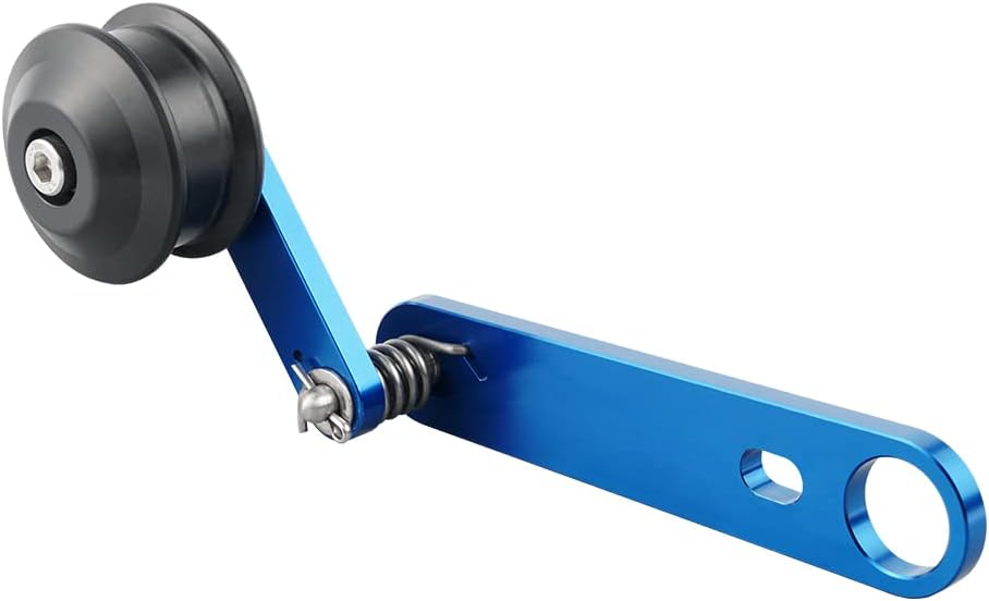NICECNC Aluminum Drive Chain Tensioner Compatible with Yamaha Raptor 700 2013-2026, 700R 2013-2026 Blue