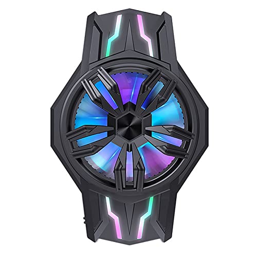 Ventilateur de refroidissement rapide en 3 secondes - Léger - USB - Type d'alimentation - Radiato portable pour téléphone portable - Couleur de lumière froide - A Cover