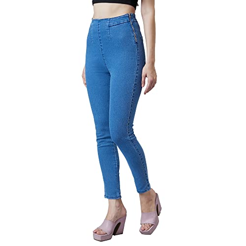 Image of AKA Chic Women Skinny Fit High Rise Stretchable Denim Jeans