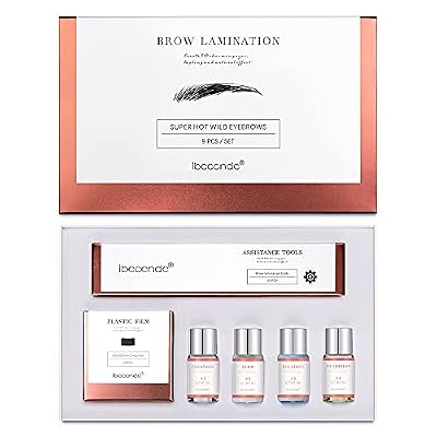 ibcccndc Lash Lift & Eyebrow Lamination Kit - Keratin DIY Instant Fuller Eyelash & Brow Lifting Kit - Ideal for Salon & Home, Long Lasting Formula Lasts 8 Weeks