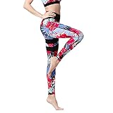 Sportart: Yoga YUJIAKU Yogahosen Hohe Taille Push Up Sexy Print Flex Leggings für Fitness Frauen Training Laufen Gym Femme Strumpfhosen Sportbekleidung Legency