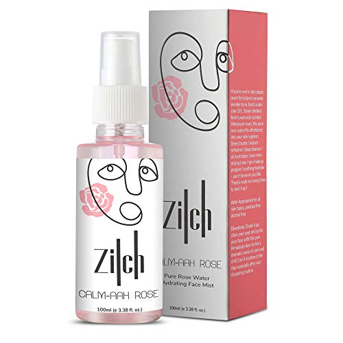 Zilch Calm-aah Rose Water Hydrating Face Mist & Clarifying Toner Spray, 100 ml
