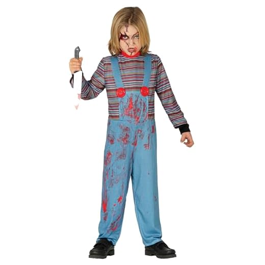 Fiestas Guirca, S.L. Disfraz de Chucky Poseído Infantil L-(10/12 años)