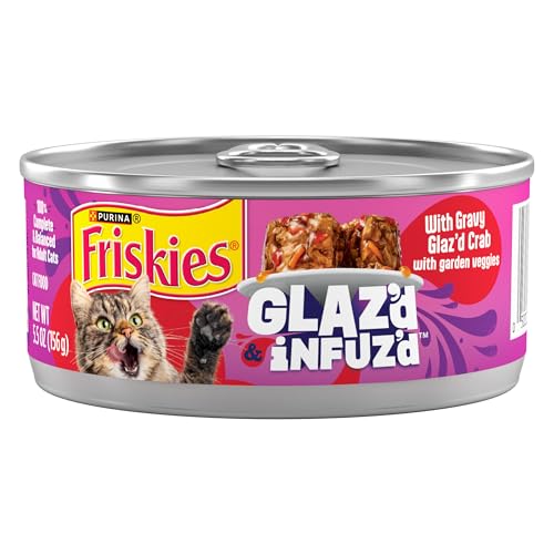 Friskies Purina Glaz’d and Infuz’d with Gravy Wet Cat Food, Pack of 24 - image 1