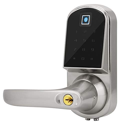 Preisvergleich Produktbild Fingerabdruck Türschloss, Touchscreen Digital Tastatur Türschloss Intelligentes Zuhause Schlüssellos Eingeben für Heimsicherheit