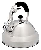 Bellemain 5645 Stainless Steel Whistling Tea Kettle For Stovetop, 2.75 Quart Teapot,