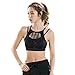 Soutien-gorge de sport entrainement de gymnastique sportif coussins de soutien-gorge de tasse réglable et amovible motif creux de la femme yoga exécution de la gymnastique de