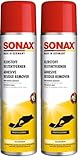 SONAX KlebstoffRestEntferner (400 ml) zur schnellen und rückstandslosen Entfernung von Klebstoffresten & Papier-Haftetiketten | Art-Nr. 04774000 (Packung mit 2)