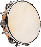 Fuzeau – Tambourin Peau Naturelle Ø20 Cm – Léger, Solide Et Facile À Jouer – Cerc...
