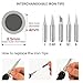 Soldering Iron Kit, 60W Soldering Iron, 5 Soldering Iron Tips, 21-in-1 Adjustable Temperature, Solder Wire, Stand, Desoldering Pump, Soldering Welding Iron Kit for Electronics Hobby DIY 110V US Plug