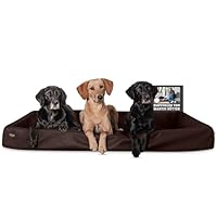 SABRO KUDDE Orthopdisches Hundebett  Martin Rtter  Hochwertiges  Kunstleder  Waschbar & Wasserabweisend  Ergonomisch  Premium  Haustierzubehr fr Kleine Hunde in Grau : Amazon.de: Haustier