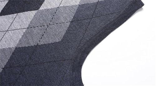 Men's Business Knit Sweater Vest Sleeveless Business V Neck Jumpers Waistcoat3