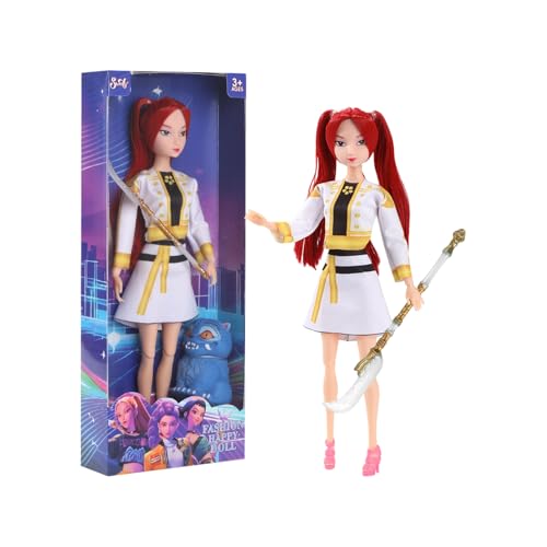 K-Pop Demon Hunter Articulated Dolls Set 30 cm: 𝗥𝘂𝗺𝗶/𝗠𝗶𝗿𝗮/𝗭𝗼𝗲𝘆 – Bespielbare Sammel-Figuren für Fans, Kinder & Collector, Ausstellen & für Rollenspiel (A)