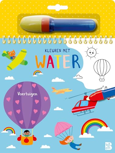 Kleuren met water Voertuigen
