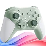 8カラー inklink Switch2 / Switch コントローラー プロコン2 超マット加工 3段階連射機能 軽量設計 高精度ボタン 大容量バッテリー 最大15時間 4段階振動調整 6軸ジャイロセンサー ワイヤレス wireless プロコン プロコントローラー (抹茶ラテ)