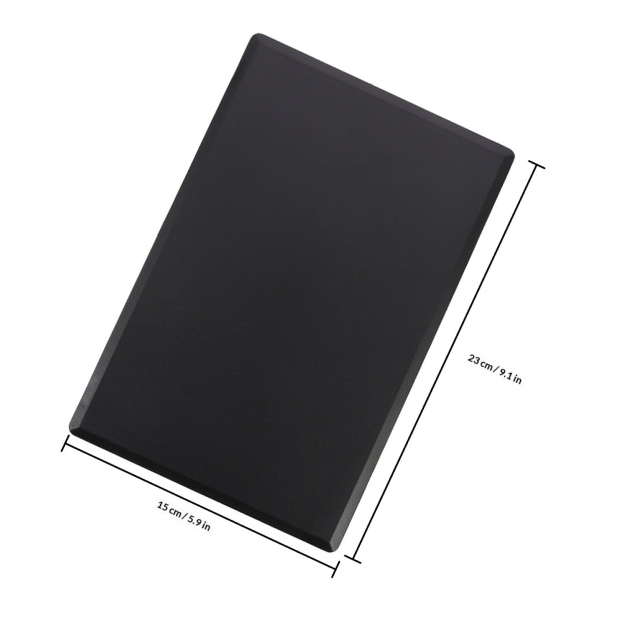 SHERCHPRY Palette Magnetica Nera Vuota per Ombretti 2 Pezzi in Abs Leggera e Resistente per Make Up On-the-go e Conservazione Cosmetici