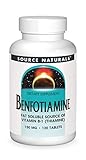 Source Naturals Benfotiamine, Fat Soluable Source of Vitamin B-1, 150 mg - 120 Tablets