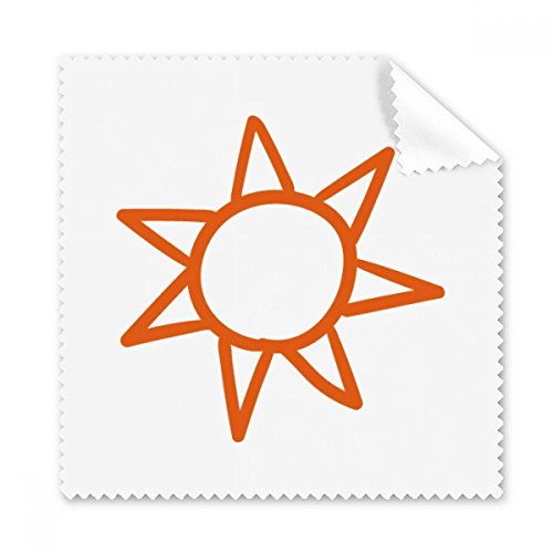 Chiffon de nettoyage pour écran microfibre orange anti-trace