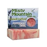 Peppermint Swirl Bar Soap - Refreshing & Invigorating Natural Cleanse
