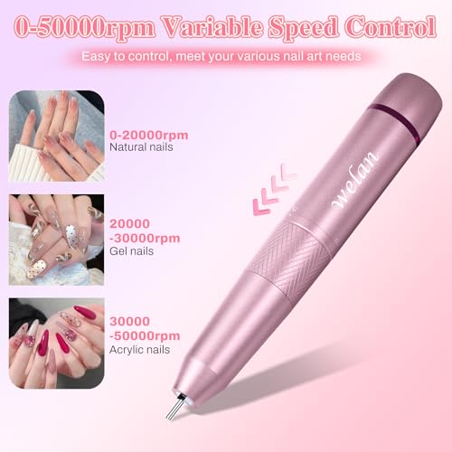 Kit Profesional de Lima Eléctrica para Uñas 50000RPM miniatura 5