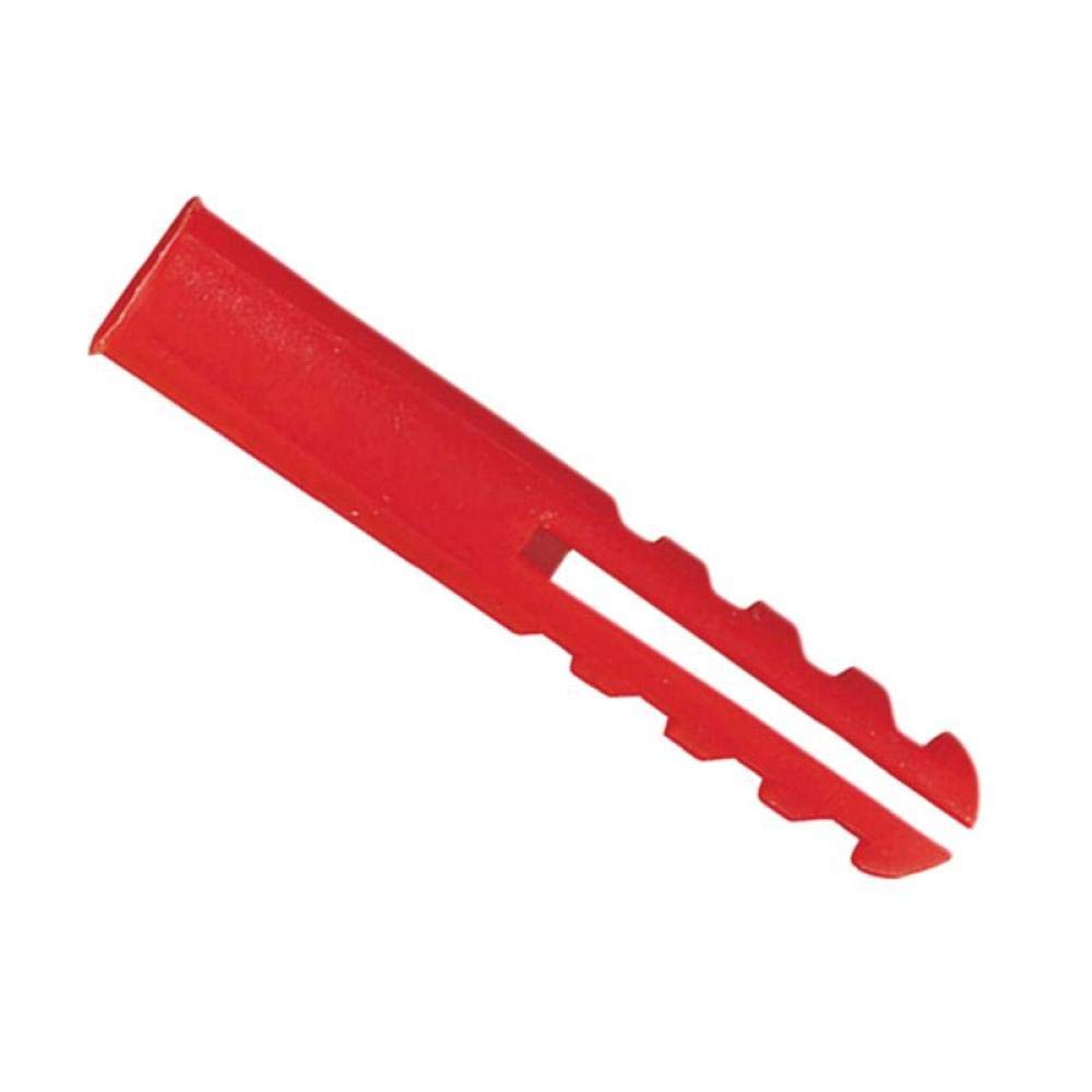 Rawlplug 67134 Plastic Plugs - Red (100 pieces)