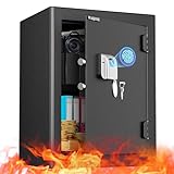 Best Nike Fireproof Safes - WASJOYE Fireproof Biometric Safe, Auto Electronic Home Safe Review 