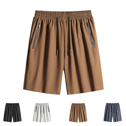 Shorts para hombre de secado rápido y stretch Ice Silk miniatura 1