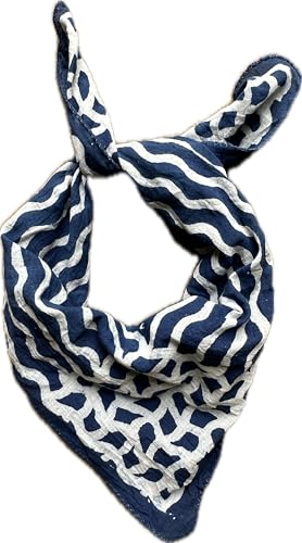 100% Cotton Bandanas, Bohemian Style Cotton Neck Scarf, Boho Soft Cotton BandanaBlock bohemian Style Cotton Neck Scarf, Boho Soft Cotton Bandana,block print bandana face mask multi use3