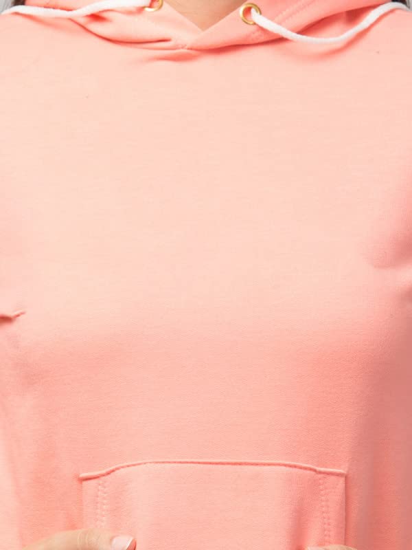 Image of Women's Fleece Plain Hoodie