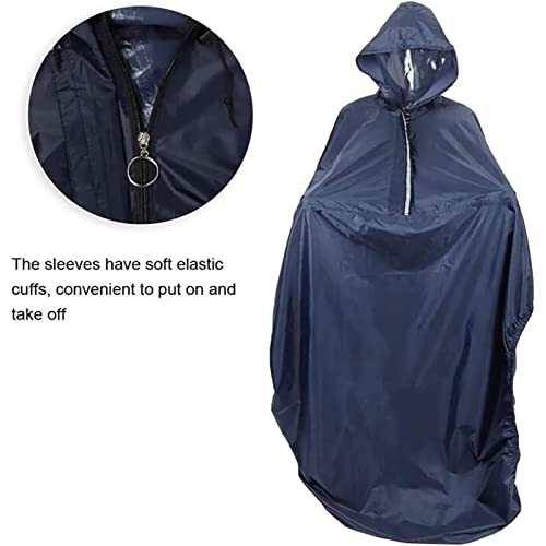 Imperméable pour fauteuil roulant avec élastiques de maintien bas