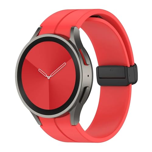 Bands de montre silicone pour Samsung Galaxy Watch 5 Pro 45mm boucle magnétique