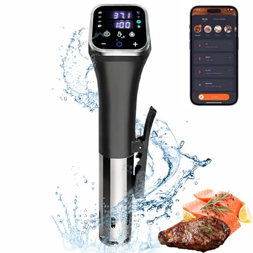 Máquina Sous Vide 1100W con Wi-Fi y Control de Temperatura