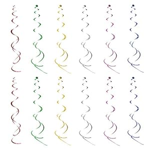 Veelkleurige Hangende Swirl Feest Plafond Swirls Hangende Slinger Spiraalvormige Streamers Hangende Swirl Decoraties…