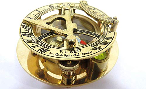 NauticalMart Brass Sundial Compass 3